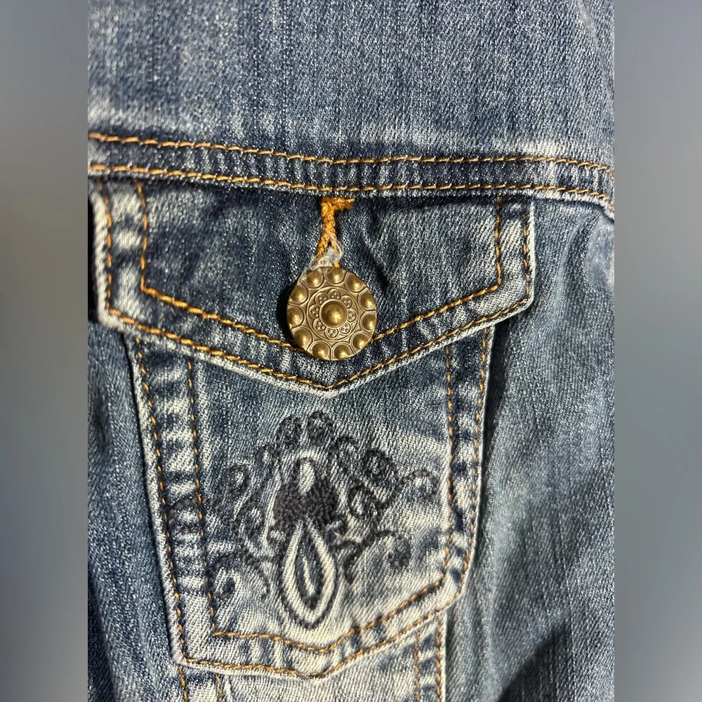 Christopher & Banks Boho Denim Jacket - Picture 4 of 5